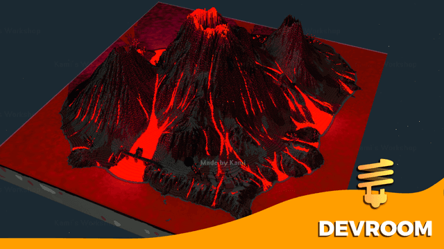 Minecraft Volcano